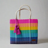 cesta tote ~ medium ~ multistriped ~ unlined