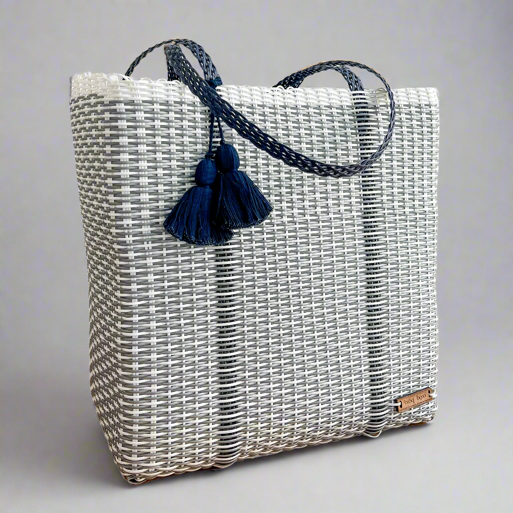 cesta tote ~ ex-large ~ basket weave – IXOQ