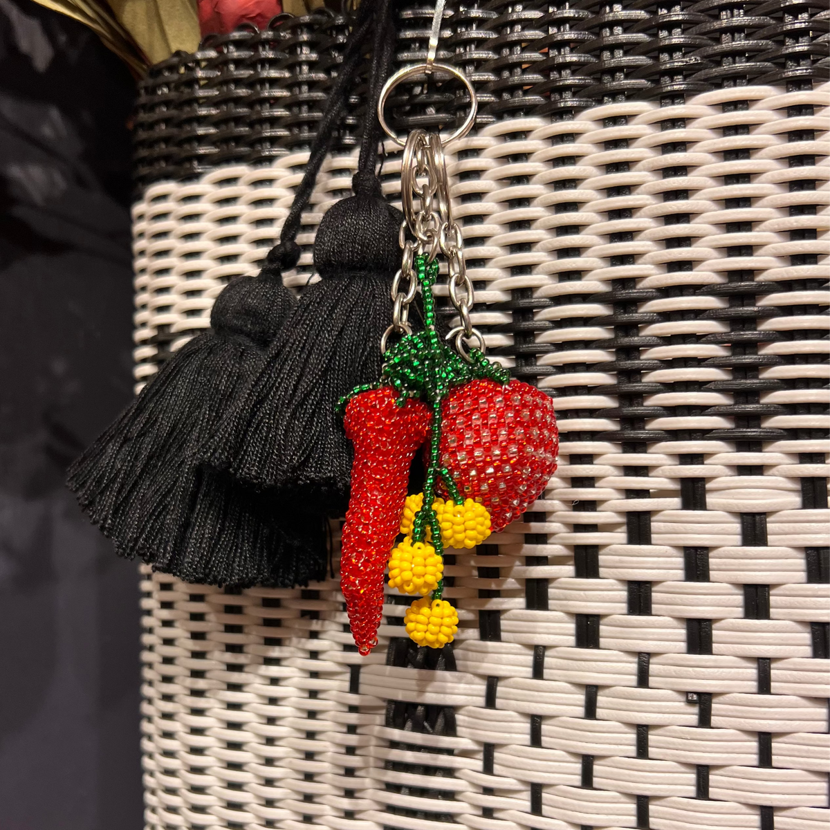 小物 chieko + mini bag charm Bag charms & key chains – IXOQ