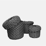 round 'catch all' with lid ~ interweave