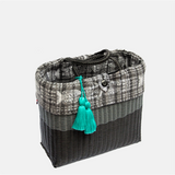 cesta tote ~ medium ~ 2 color block ~ lined