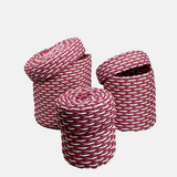 boxi cylindrical nesting containers ~ interweave