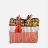 cesta tote ~ medium ~ 2 color block ~ lined