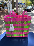 cesta tote ~ medium ~ striped ~ unlined