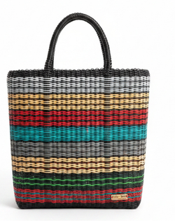 cesta tote ~ ex-large ~ multicolor stripes