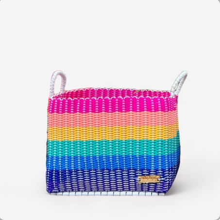 boxi storage baskets ~ multi stripes