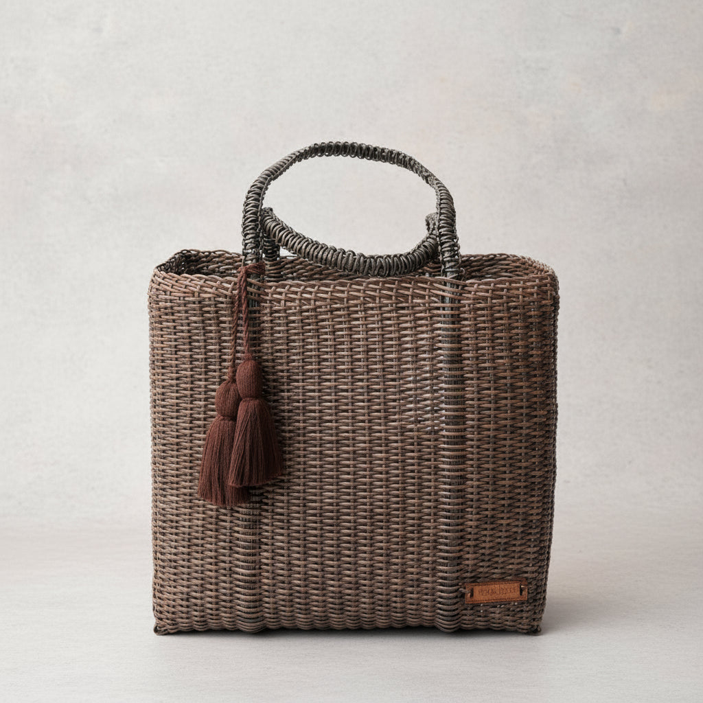 cesta tote ~ medium ~ basket weave