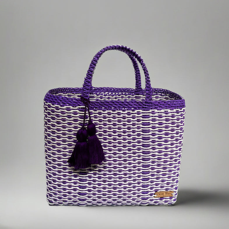 cesta tote ~ medium ~ basket weave