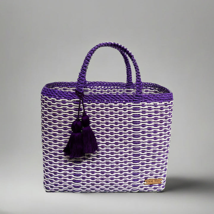 cesta tote ~ medium ~ basket weave