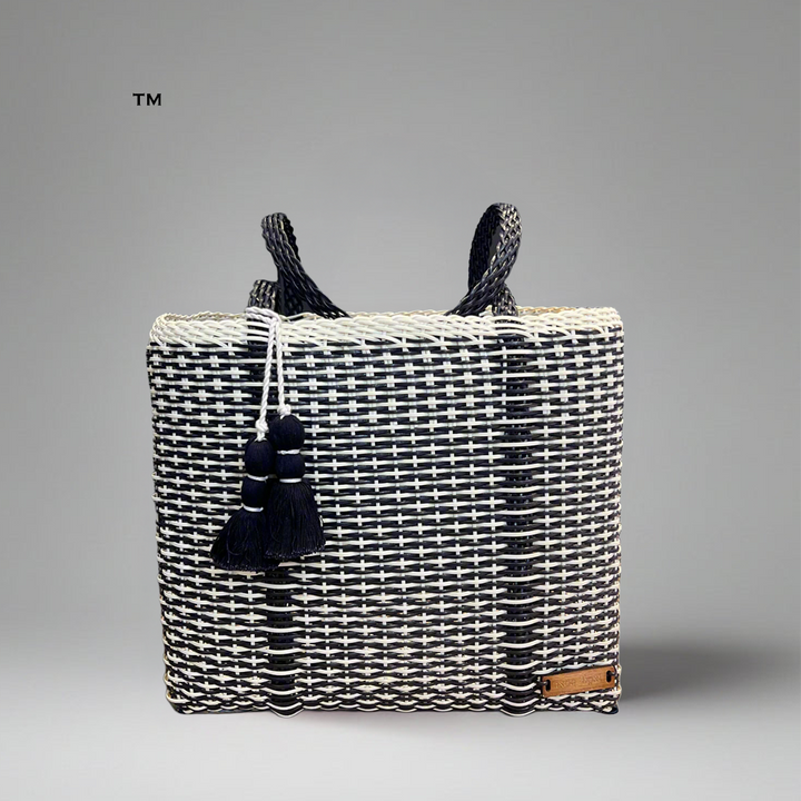 cesta tote ~ medium ~ basket weave