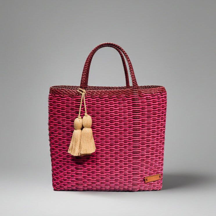 cesta tote ~ medium ~ basket weave
