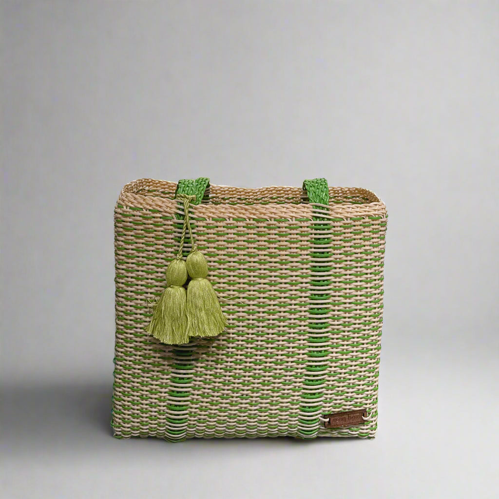 cesta tote ~ medium ~ basket weave