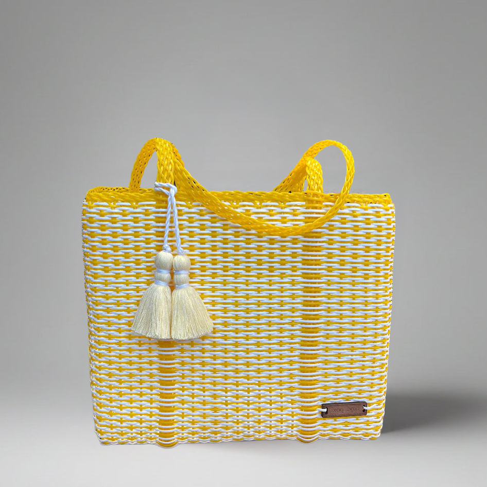 cesta tote ~ medium ~ basket weave