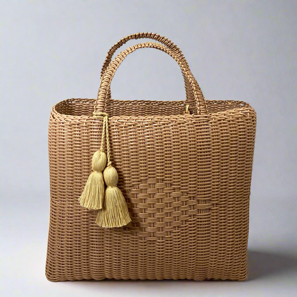 IXOQ Cesta recycled plastic tote (SOLD THRU KASSATEX) Med - Solid