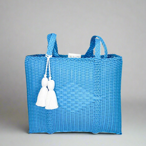 IXOQ Cesta recycled plastic tote (SOLD THRU KASSATEX) Med - Solid