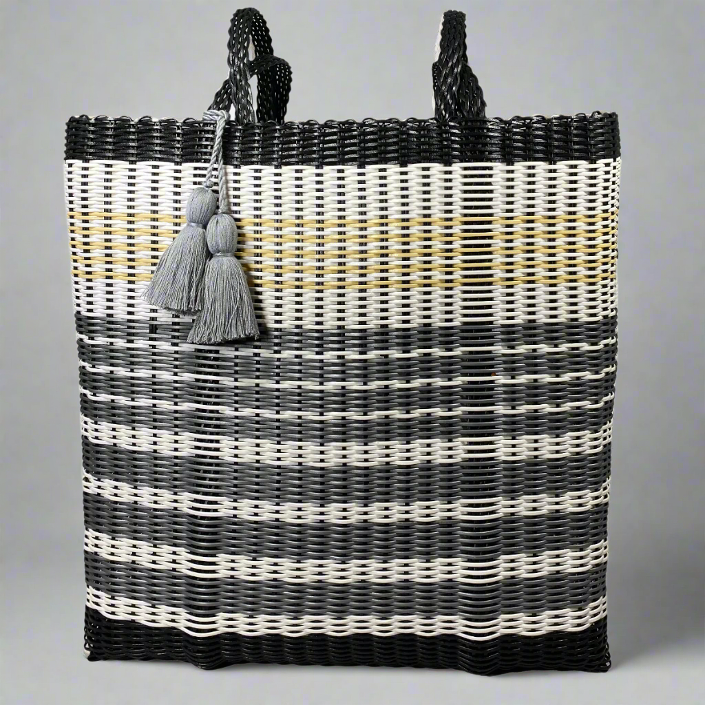 IXOQ Cesta recycled plastic tote (SOLD THRU KASSATEX) - XL Gradient
