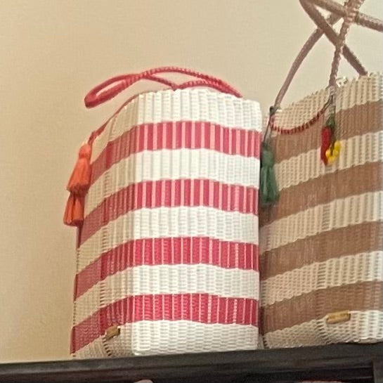 cesta tote ~ ex-large ~ striped