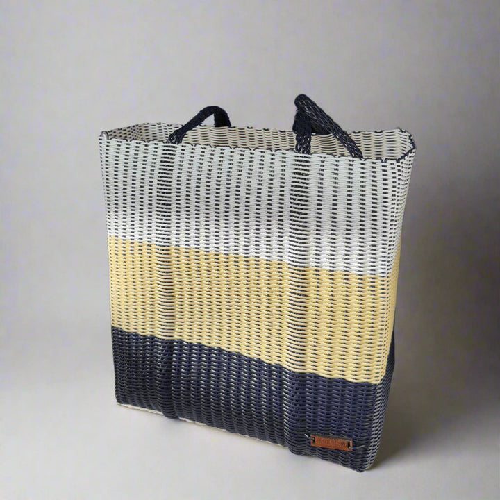 cesta tote ~ ex-large ~ 3 color block