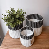 (wholesale) round 'catch all' / planters ~ color bands