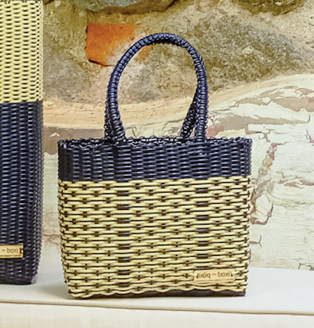 cesta mini ~ basketweave