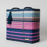 cesta tote ~ ex-large ~ gradient stripes