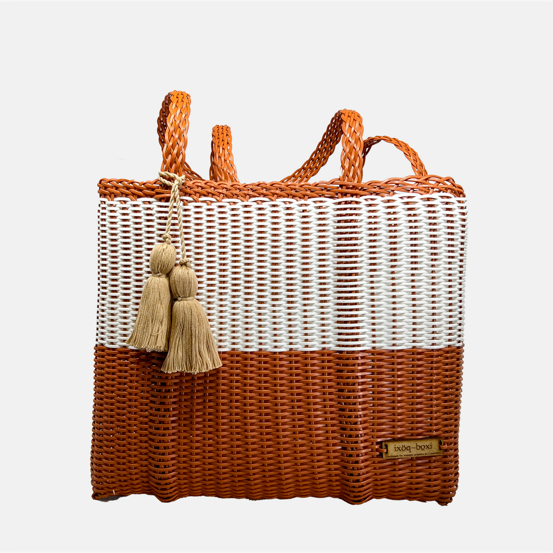 cesta tote ~ medium ~ 2 color block
