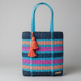 cesta tote ~ large ~ multistripe