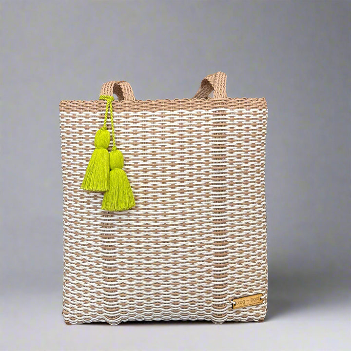 cesta tote ~ large ~ basket weave