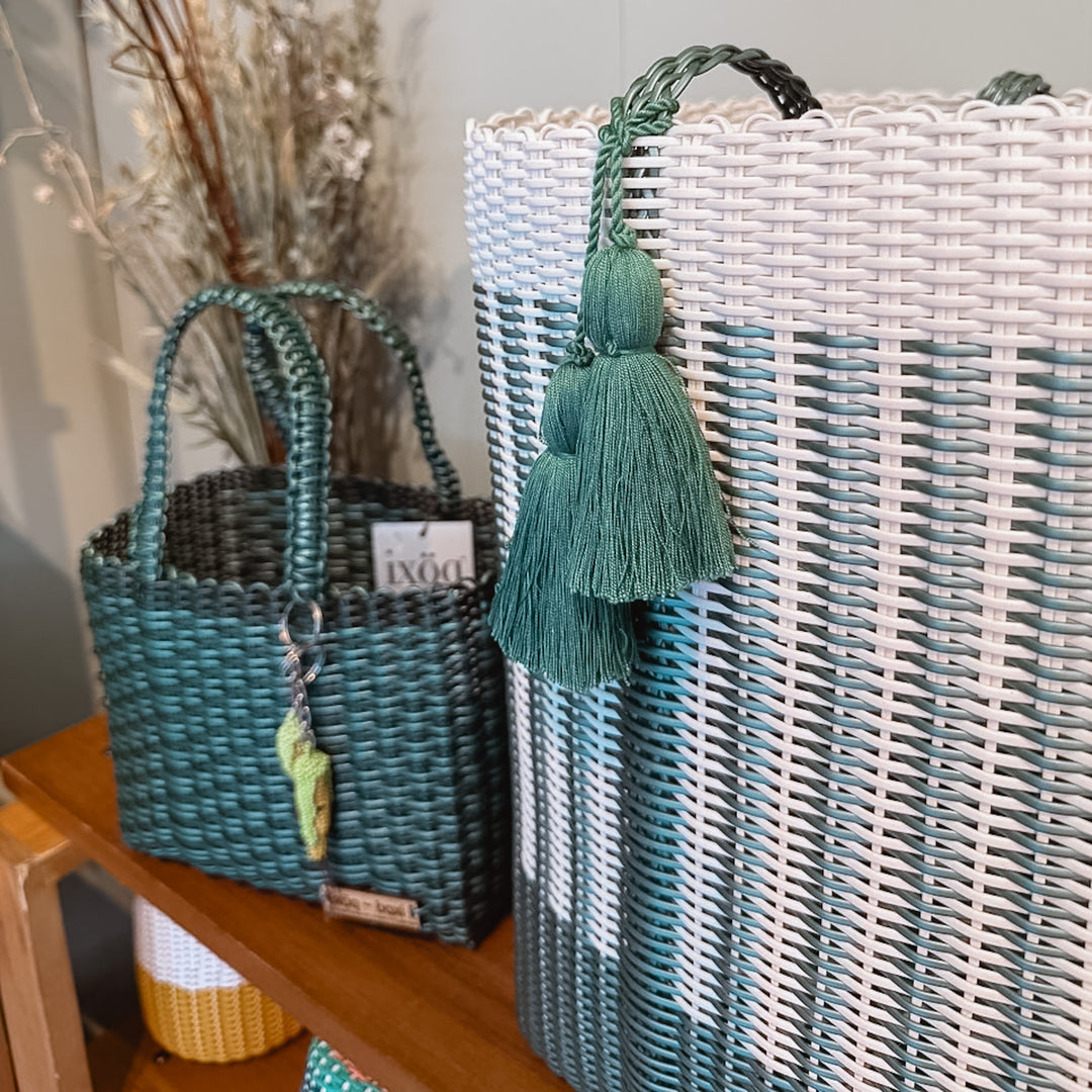 cesta tote ~ ex-large ~ basket weave