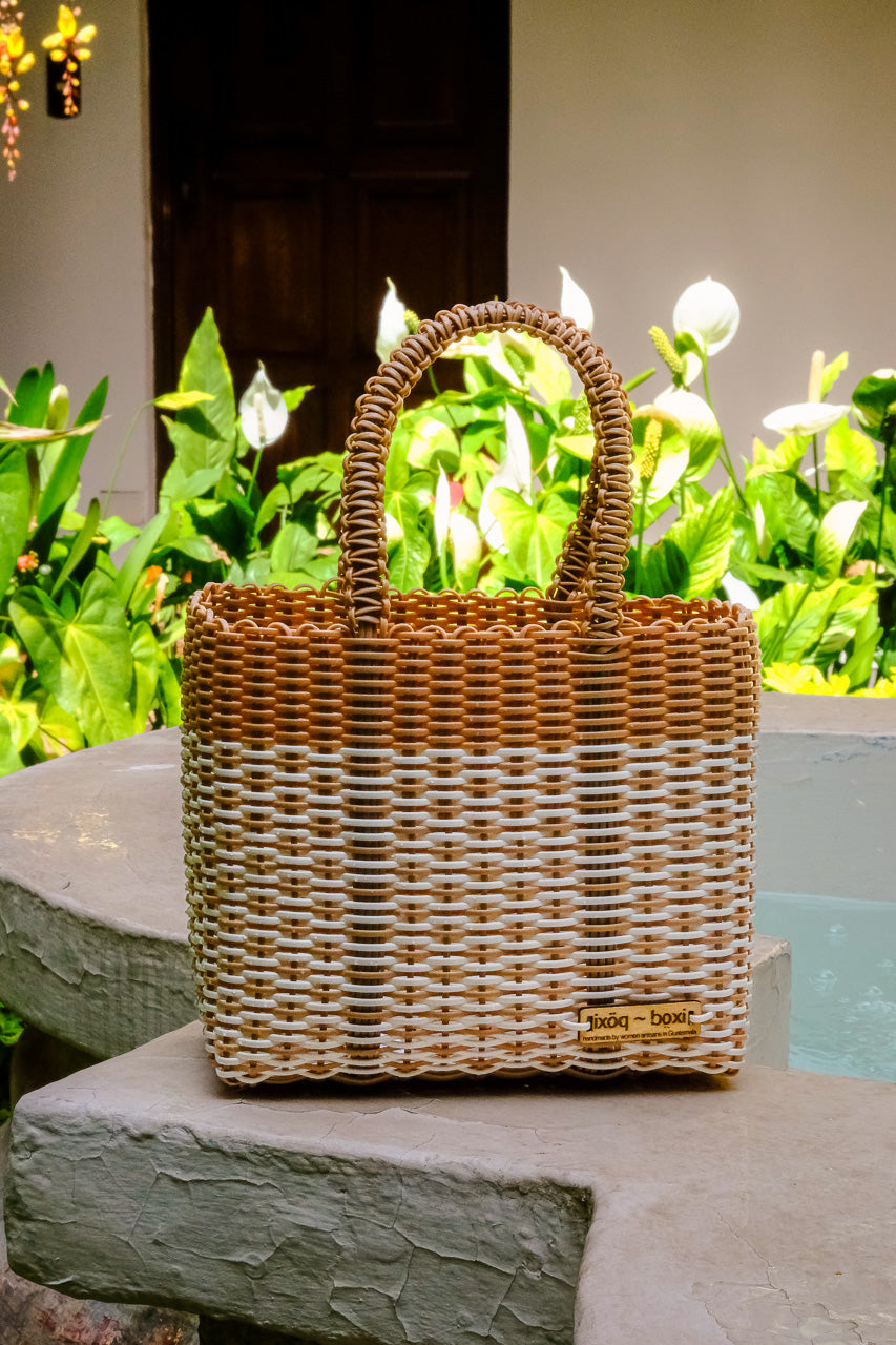cesta mini ~ basketweave