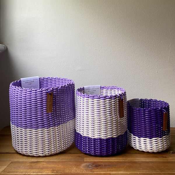 (wholesale) round 'catch all' / planters ~ color bands