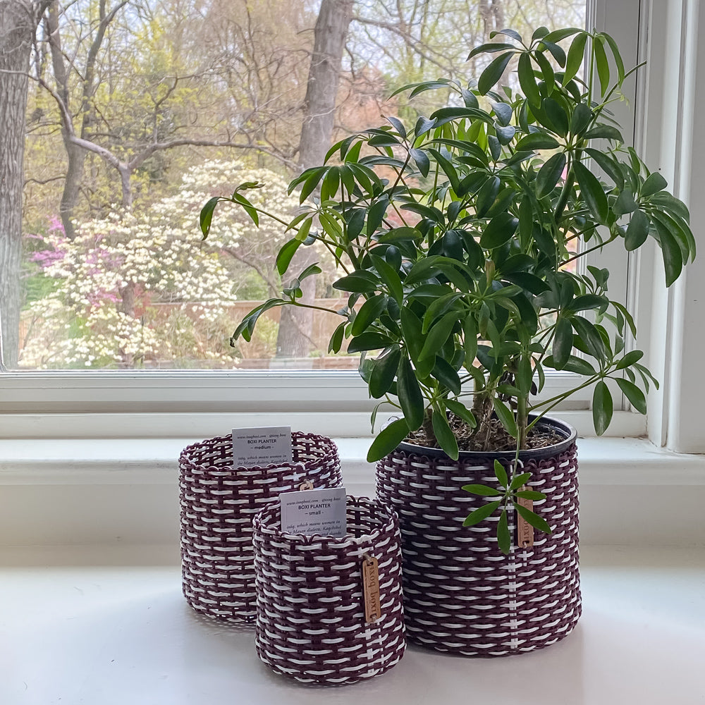 (wholesale) round 'catch all' / planters ~ interweave