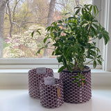 round 'catch all' / planters ~ interweave