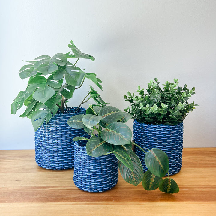 (wholesale) round 'catch all' / planters ~ interweave