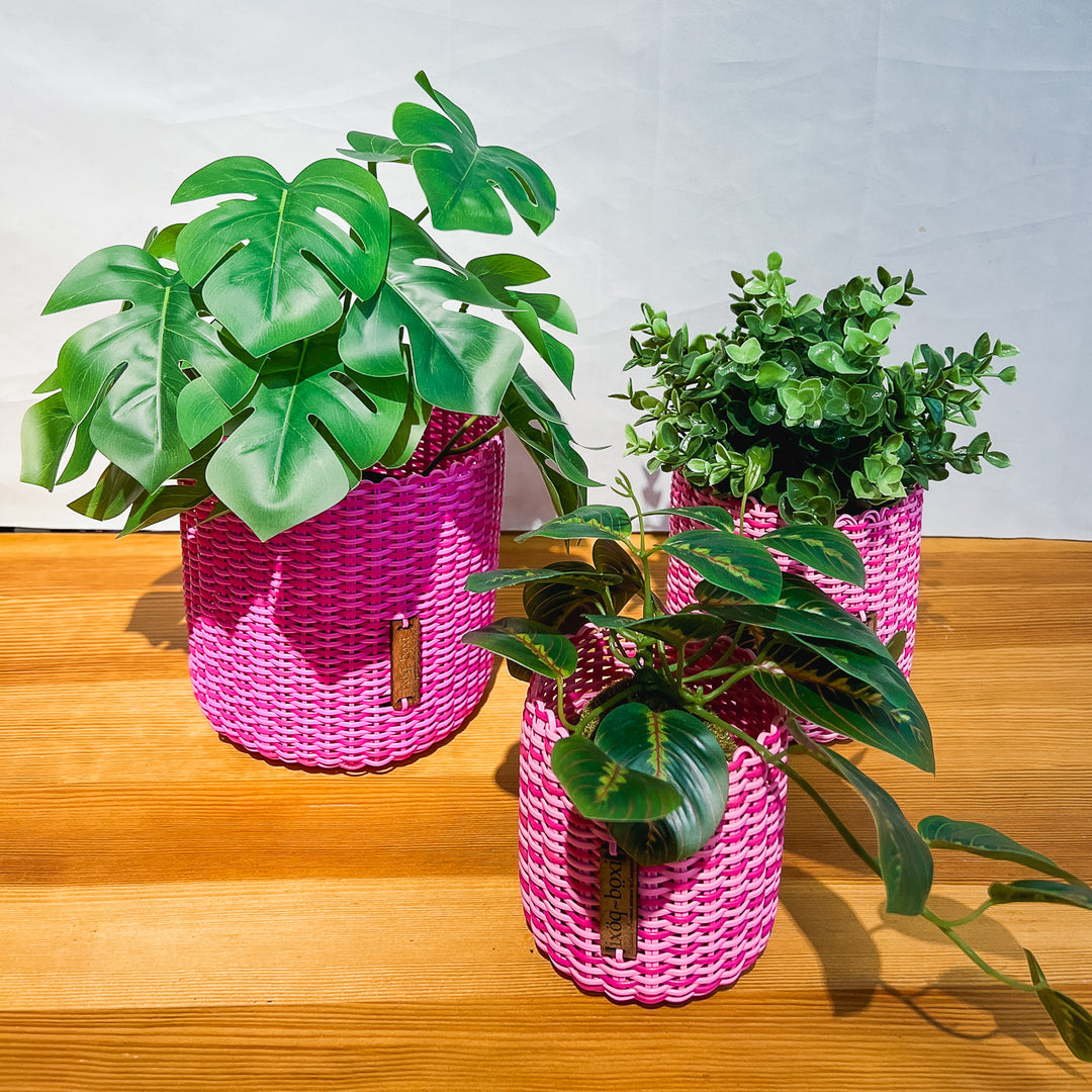 (wholesale) round 'catch all' / planters ~ interweave