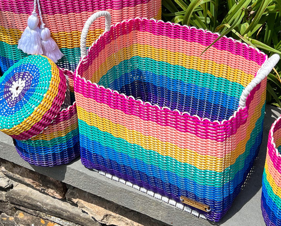 boxi storage baskets ~ multicolor