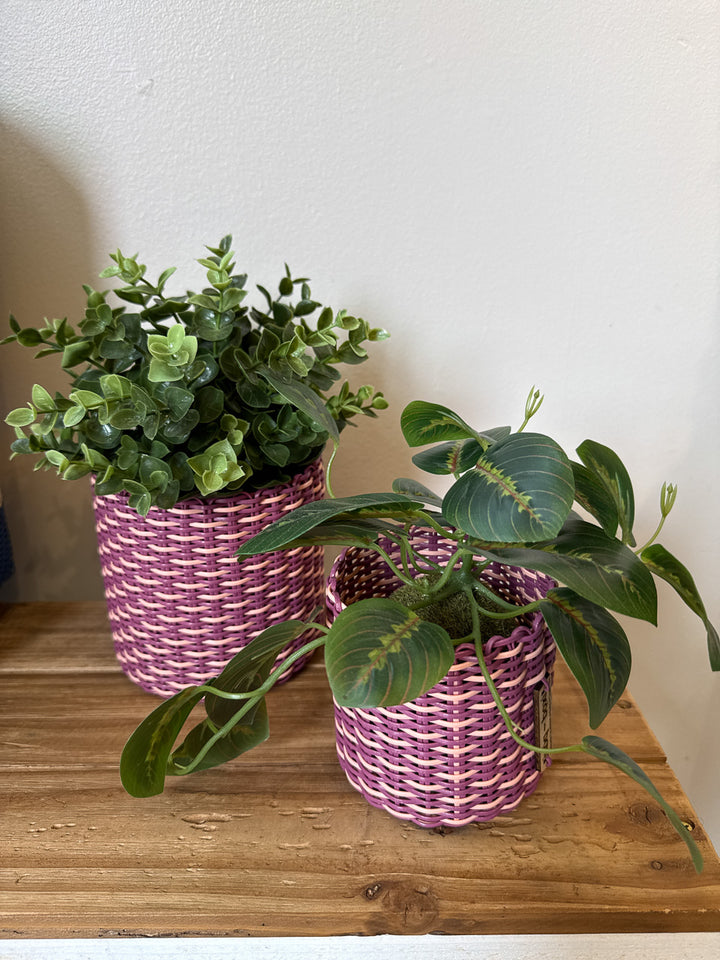 round 'catch all' / plant pots ~ interweave