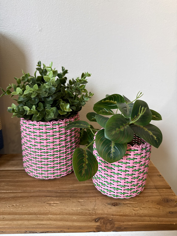 round 'catch all' / plant pots ~ interweave