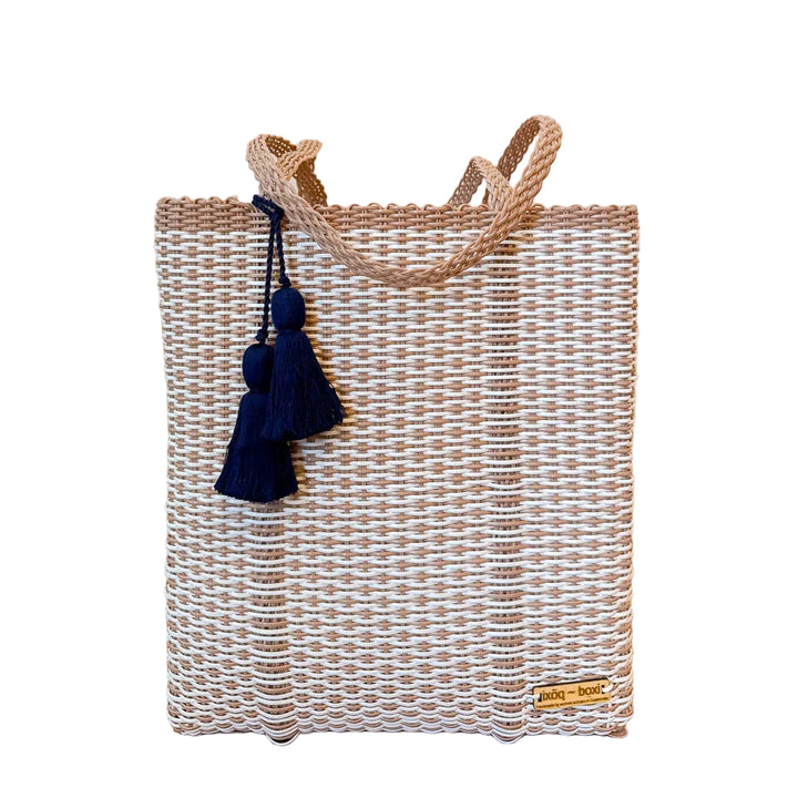 cesta tote ~ large ~ basket weave