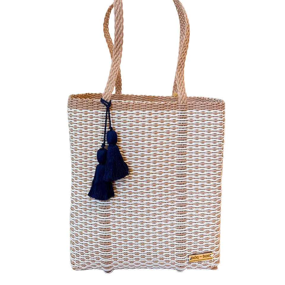 cesta tote ~ large ~ basket weave
