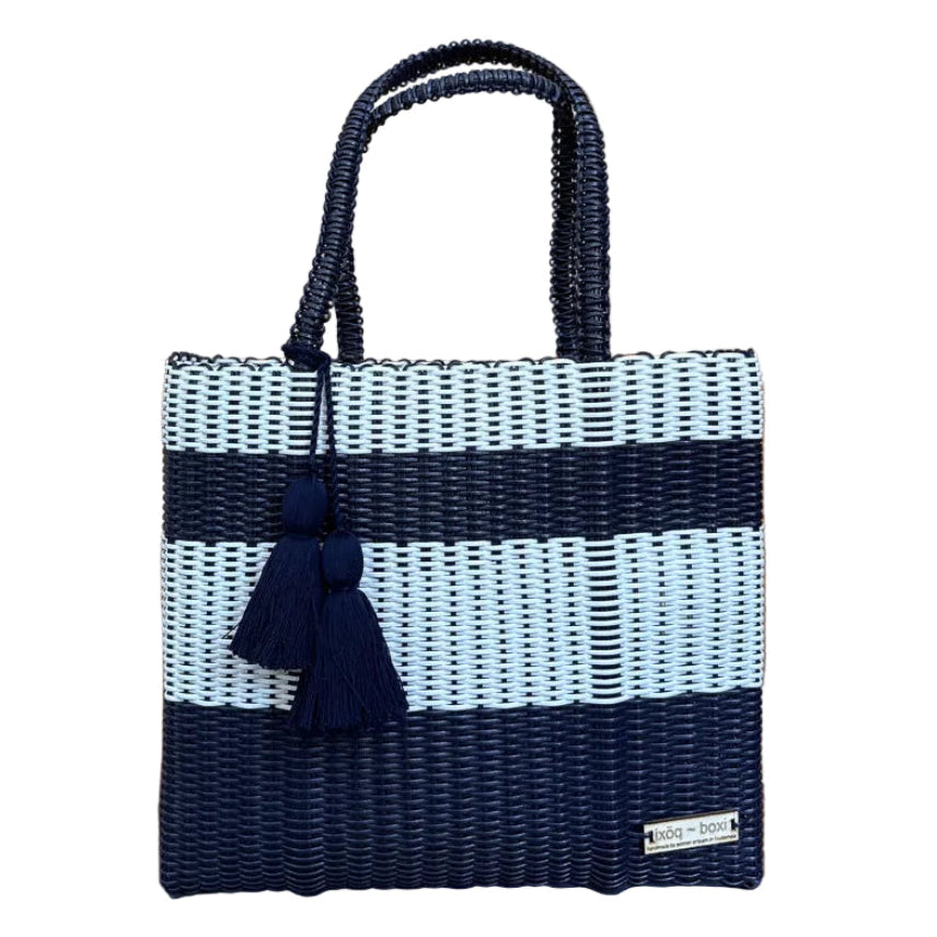 cesta tote ~ medium ~ striped