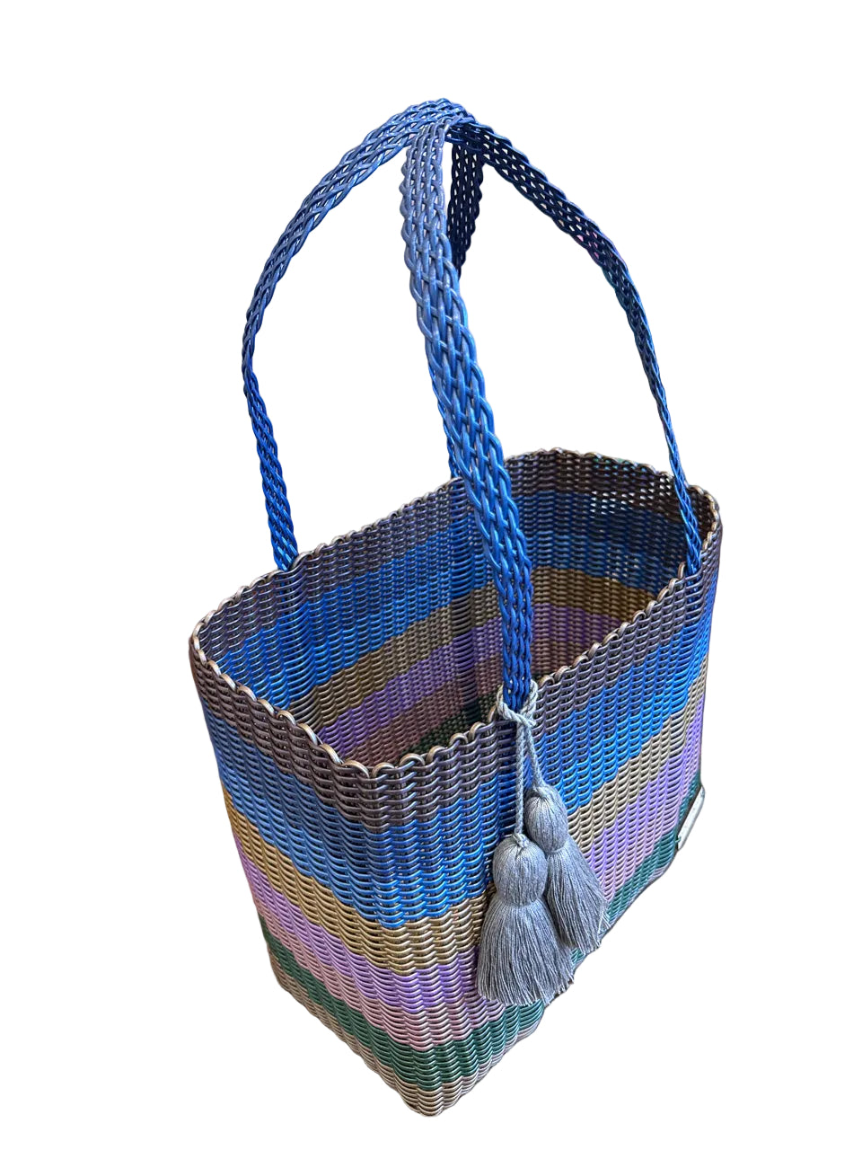 cesta tote ~ medium ~ multicolor stripes