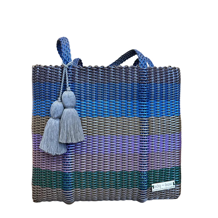cesta tote ~ medium ~ multicolor stripes