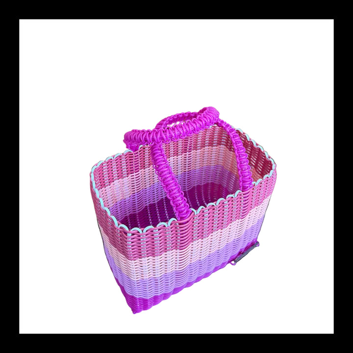 cesta mini ~ multi stripes