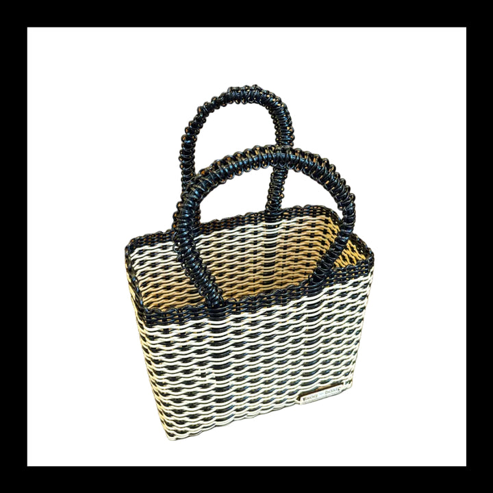 cesta mini ~ basketweave