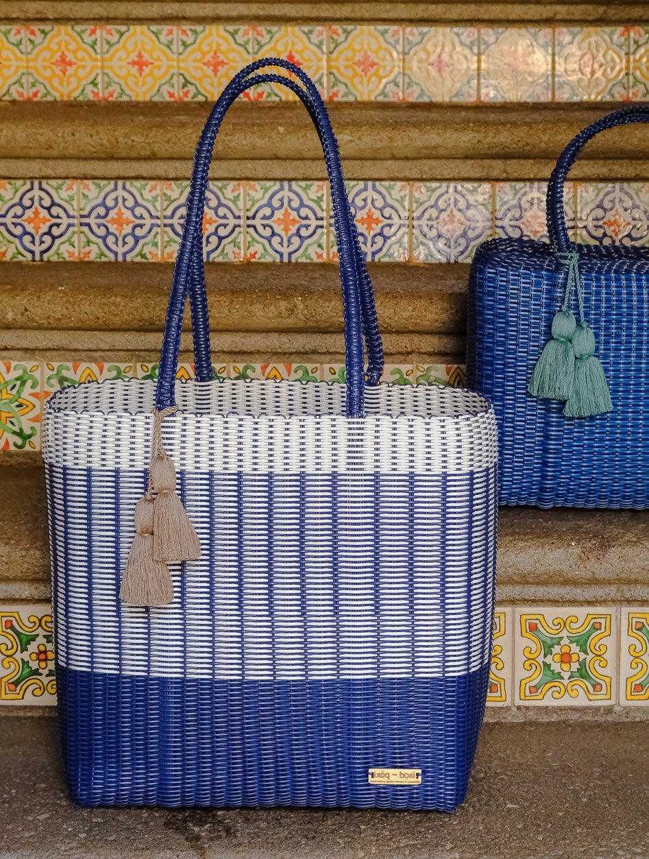 cesta tote ~ ex-large ~ basket weave