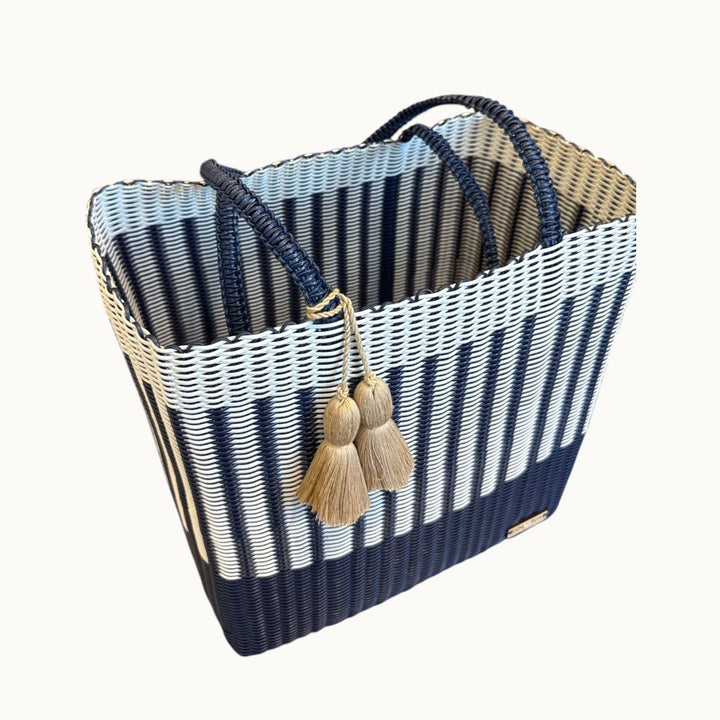 cesta tote ~ ex-large ~ basket weave
