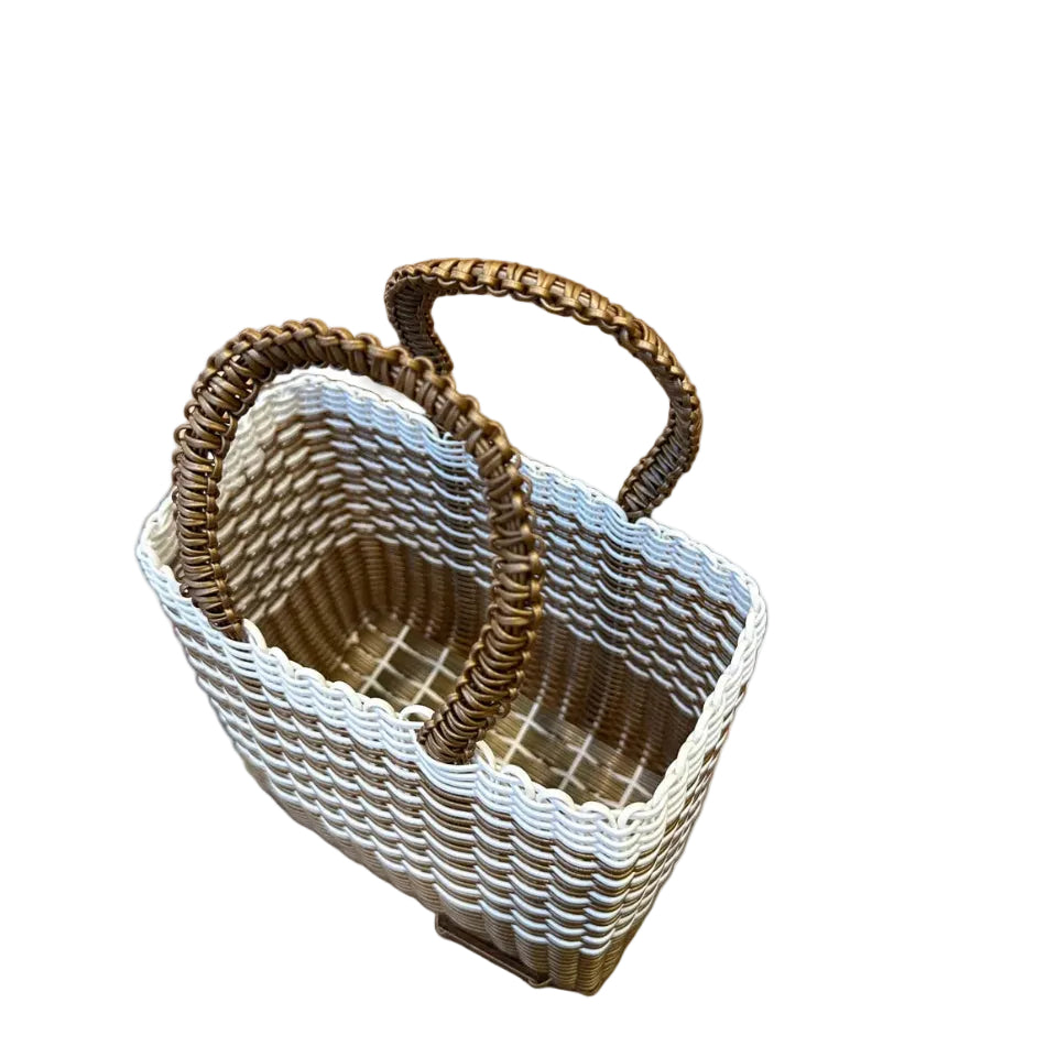 cesta mini ~ basketweave