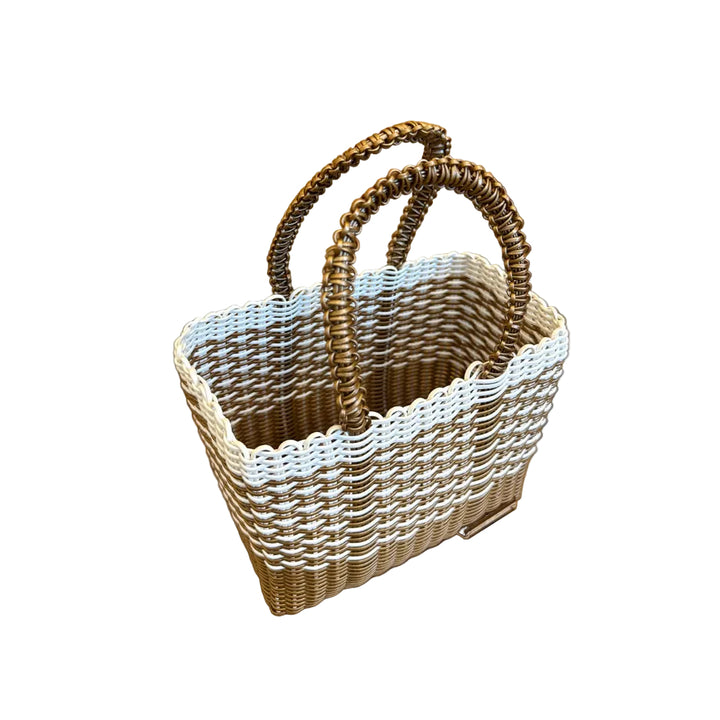 cesta mini ~ basketweave
