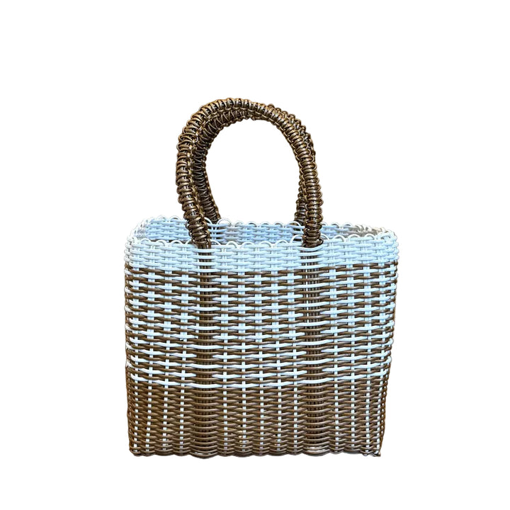 cesta mini ~ basketweave